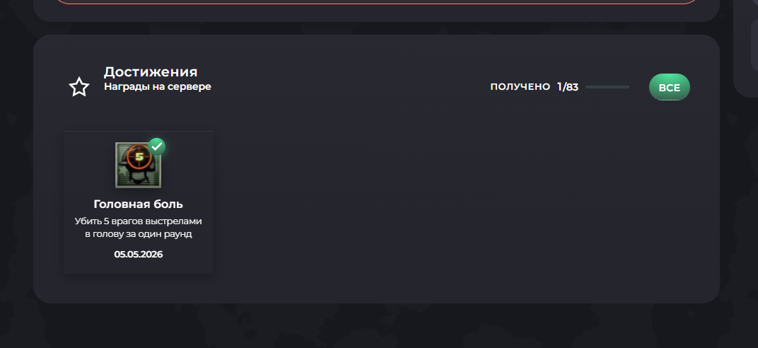 Achievements